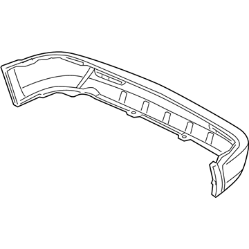 Honda 04715-SCV-A50ZZ Face, Rear Bumper (Dot)