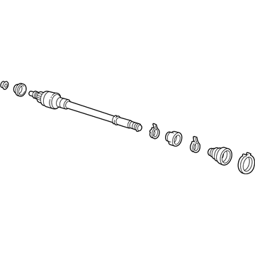 1999 Honda Civic Axle Shaft - 44011-S04-J01