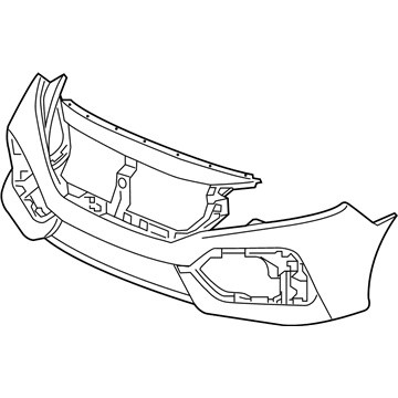 Honda 04711-TGG-A50ZZ Face, Front Bumper