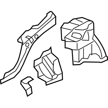 Honda 60750-SNC-A01ZZ Housing, L. FR. Shock Absorber