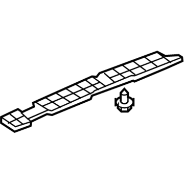 Honda 83272-SLN-A01 Pad Assy., L. Roof (Upper)