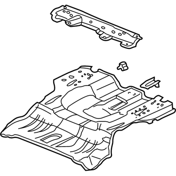 Honda 04655-S5D-A00ZZ Panel Set, RR. Floor