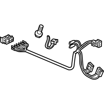 Honda 76256-TM8-A11 Harness Set, L. (Side Turn)(Heated)