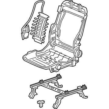 Honda 81526-TG7-A11 Frame, L. FR. Seat