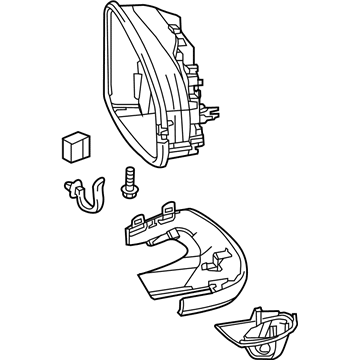 Honda 76205-T5R-A71 Housing Set, R.