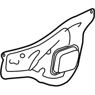 Honda 72361-TK6-A02 Seal, L. FR. Door Hole