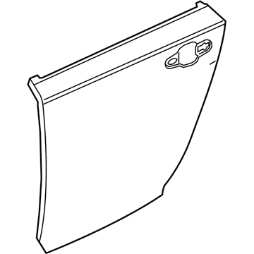 Honda 67651-TVA-315ZZ SKIN SET L, RR. DOOR