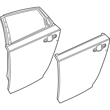 Honda 67510-TVA-325ZZ PANEL, R. RR. DOOR