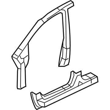 Honda 04635-SNA-A00ZZ Panel Set, R. FR. (Outer)