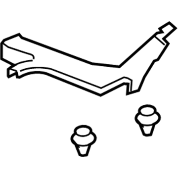 Honda 84211-TA0-A01ZD Garnish Assy., R. RR. Side (Inner) *YR412L* (BRIGHT IVORY)