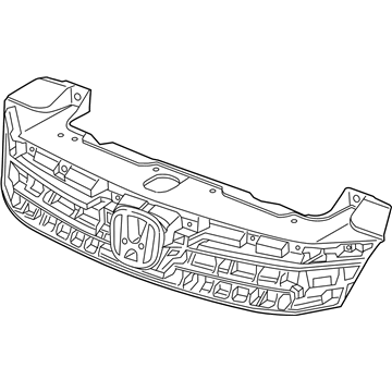 Honda 71121-TR2-A01 Base, Front Grille