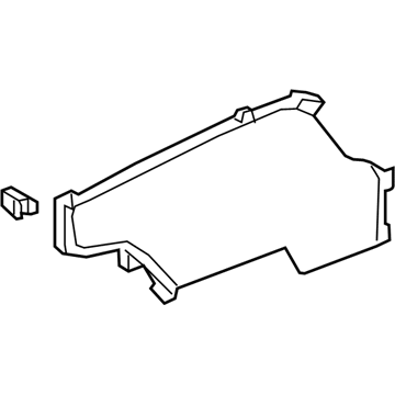 Honda 83420-THR-A01ZA Panel Assy., R. Console *YR507L* (SHADOW BEIGE)