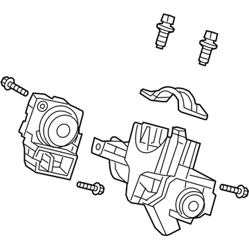 Honda 06350-T0A-A21 Cylinder Set, Key