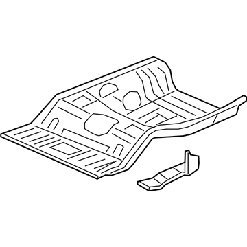 2015 Honda Civic Floor Pan - 04655-TR2-305ZZ