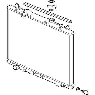 Honda 19010-5J6-A01 Radiator (Denso)