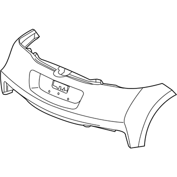 Honda 04715-SZT-A70ZZ Face, Rear Bumper (Dot)