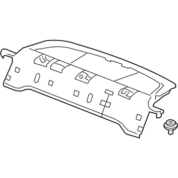 Honda 84505-TBG-A21ZA RR Tray Base Comp