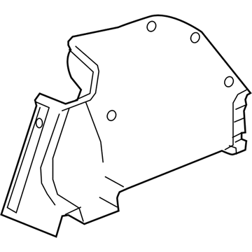 Honda 84601-TBG-A11ZA LINING ASSY., R. TRUNK SIDE *NH554L* (STONE GRAY)