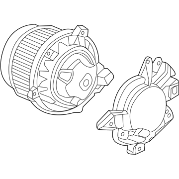 Honda 79309-TZ5-A61 Motor Sub-Assembly, Rear Blower