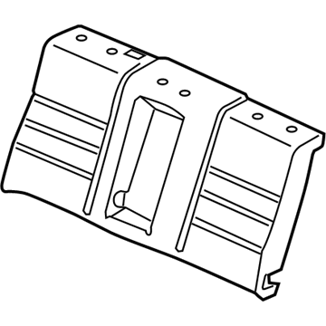 Honda 82127-TA5-A01 Pad & Frame, Rear Seat-Back