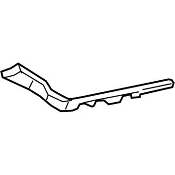 Honda 71598-TVA-A01 Spacer, L. RR. Bumper Side