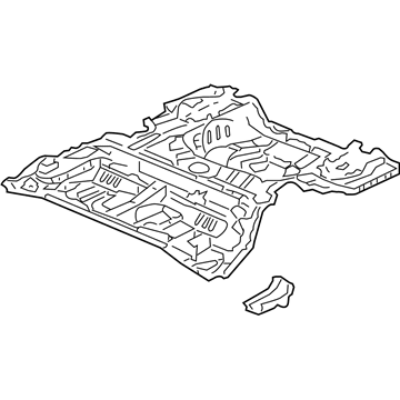 2007 Honda Accord Floor Pan - 04655-SDN-A80ZZ