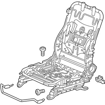 Honda 81526-TS8-A01 Frame, L. FR. Seat