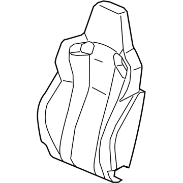 Honda 81127-TGH-A01 Pad Complete Right, Front Back