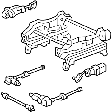 Honda 81510-SHJ-A61 Device, L. FR. Seat (8Way)