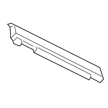 Honda 73810-S5S-E01 Seal, R. FR. Quarter Glass