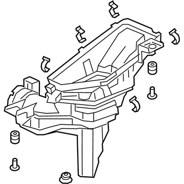 17201-PNA-000 | CASE SET, AIR CLEANER - Bernardi Parts Honda