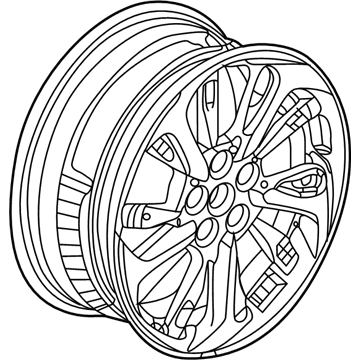 Honda 42800-TRT-N90 Wheel, Alloy (18X8J)