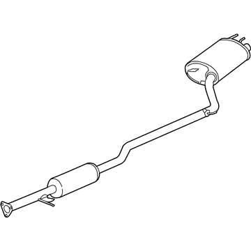 18307-T3Z-A01 - Genuine Honda Silencer Complete, Exhaust