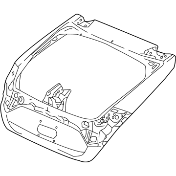 Honda Civic Tailgates - 68100-TGG-A00ZZ