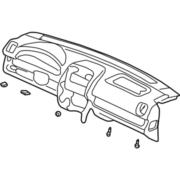 Honda 77102-S9A-G51ZB Panel, Instrument *YR248L* (KI TAUPE)