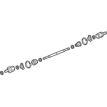 Honda 42310-T1W-A01 Shaft Assembly, R Drive