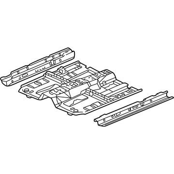 2000 Honda Accord Floor Pan - 65100-S82-A01ZZ