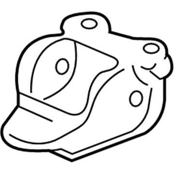 Honda 52677-S3Y-000 Bracket, R. RR. Trailing Arm