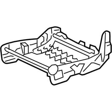 Honda 81336-SHJ-A01 Frame, R. Middle Seat Cushion