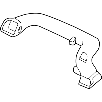 Honda 77420-S0X-A01 Duct Assy., Air Conditioner (Driver Side)