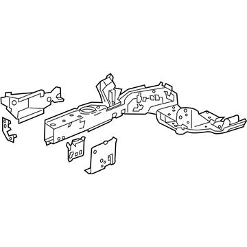 Honda 60910-T3Z-A00ZZ Frame Comp L,FR S