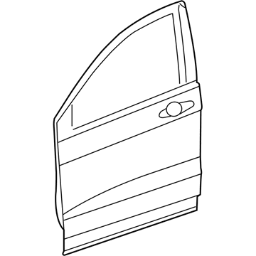 Honda 67010-SWA-A90ZZ Panel, R. FR. Door (DOT)