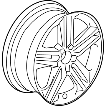 Honda 42700-T2A-L92 Disk, Aluminum Wheel (19X8J) (Enkei)