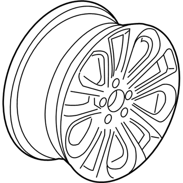 Honda 42700-T2A-A82 Wheel, Disk Al 18X