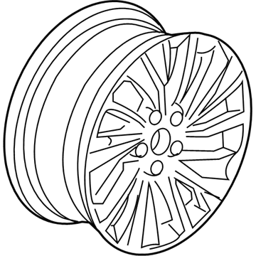 Honda 42700-T2A-L82 Disk, Aluminum Wheel (18X8J) (Hitachi)