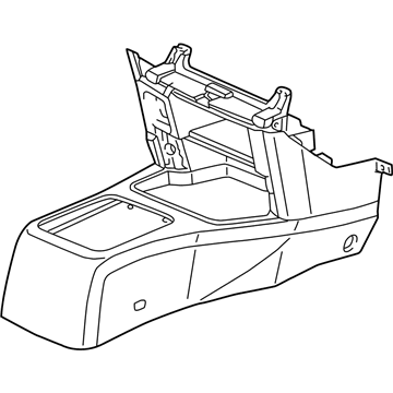 2005 Honda CR-V Center Console Base - 77291-S9A-A11ZC