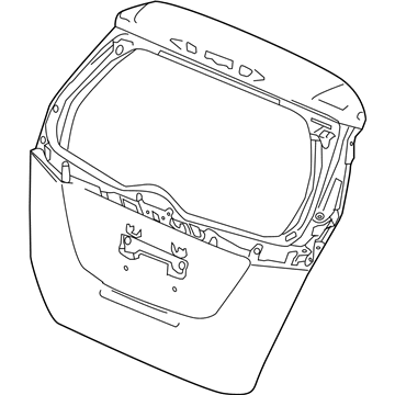 Honda Fit Tailgates - 68100-T5R-A80ZZ