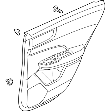 2020 Honda Clarity Plug-In Hybrid Door Trim Panel - 83701-TRV-A11ZA