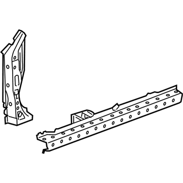 Honda 63220-TA5-305ZZ Reinforcement, R. Side Sill