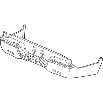 Honda 71501-T6Z-A10 Face, Rear Bumper